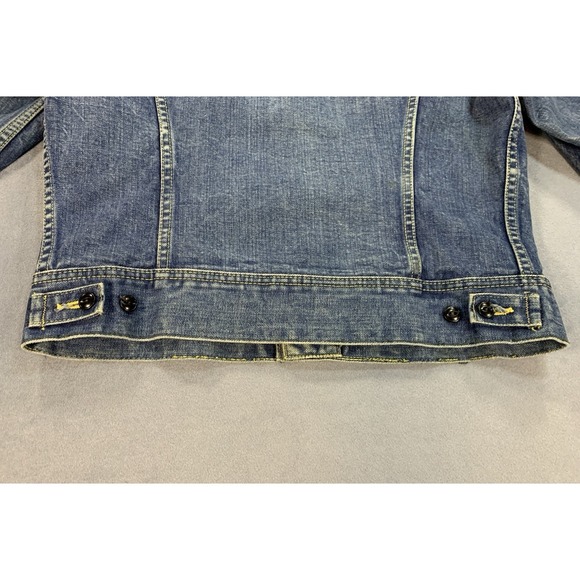 VTG 60's Lee 101-J SANFORIZED UNION MADE Denim Jacket Light Wash 40 R - Picture 8 of 12